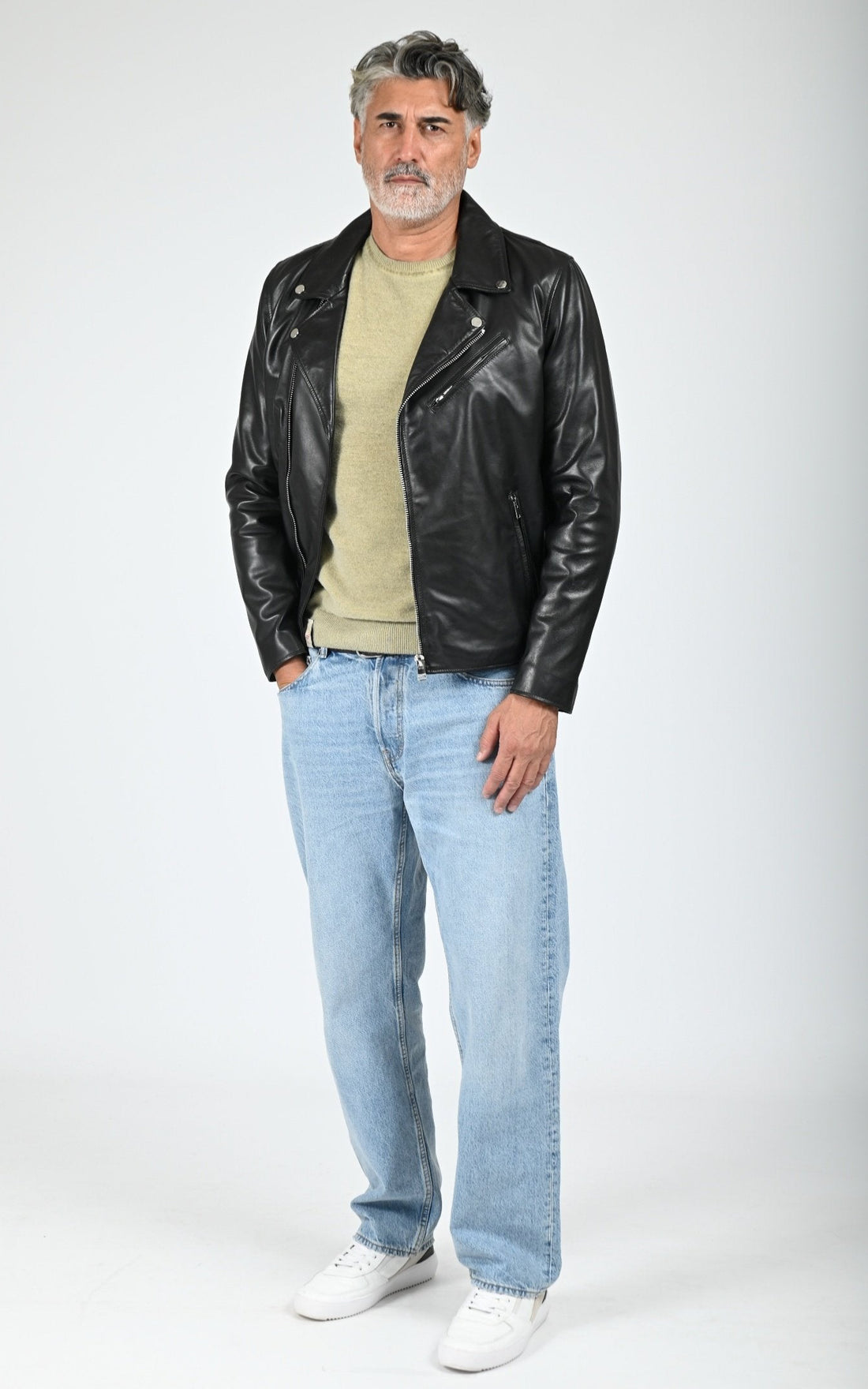 Pull en laine imprimé Bristol vert