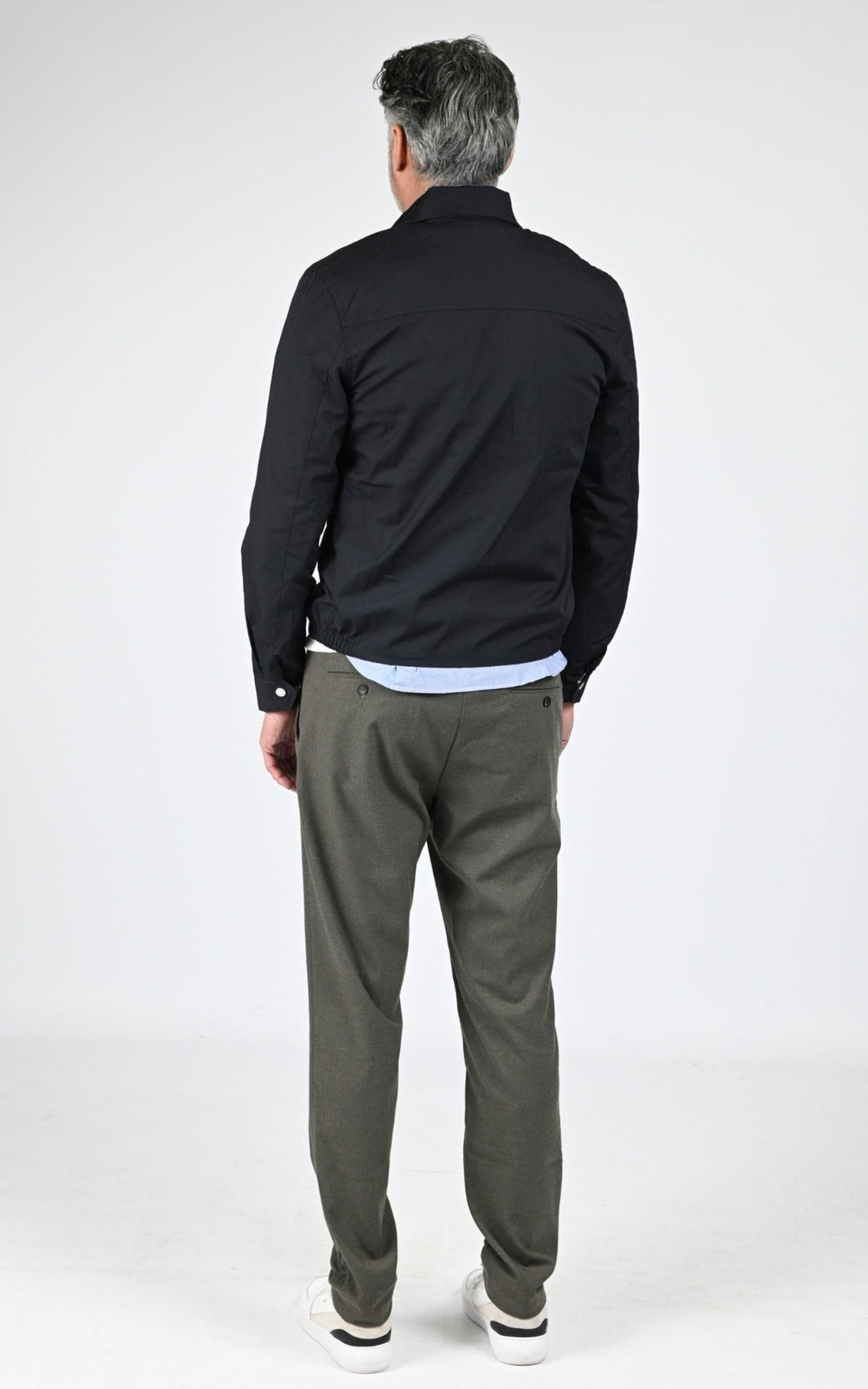 Blouson Textile Homme Jaj -Schott-, modèle Cadams de couleur navy