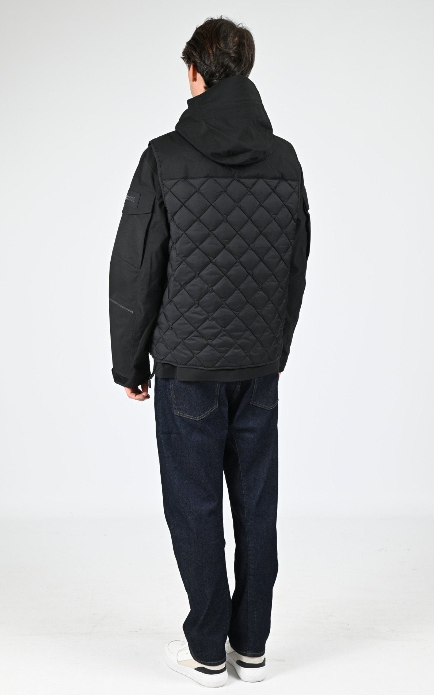 Ves doudoune Textile Homme Mackage, modèle Callahan de couleur black 4