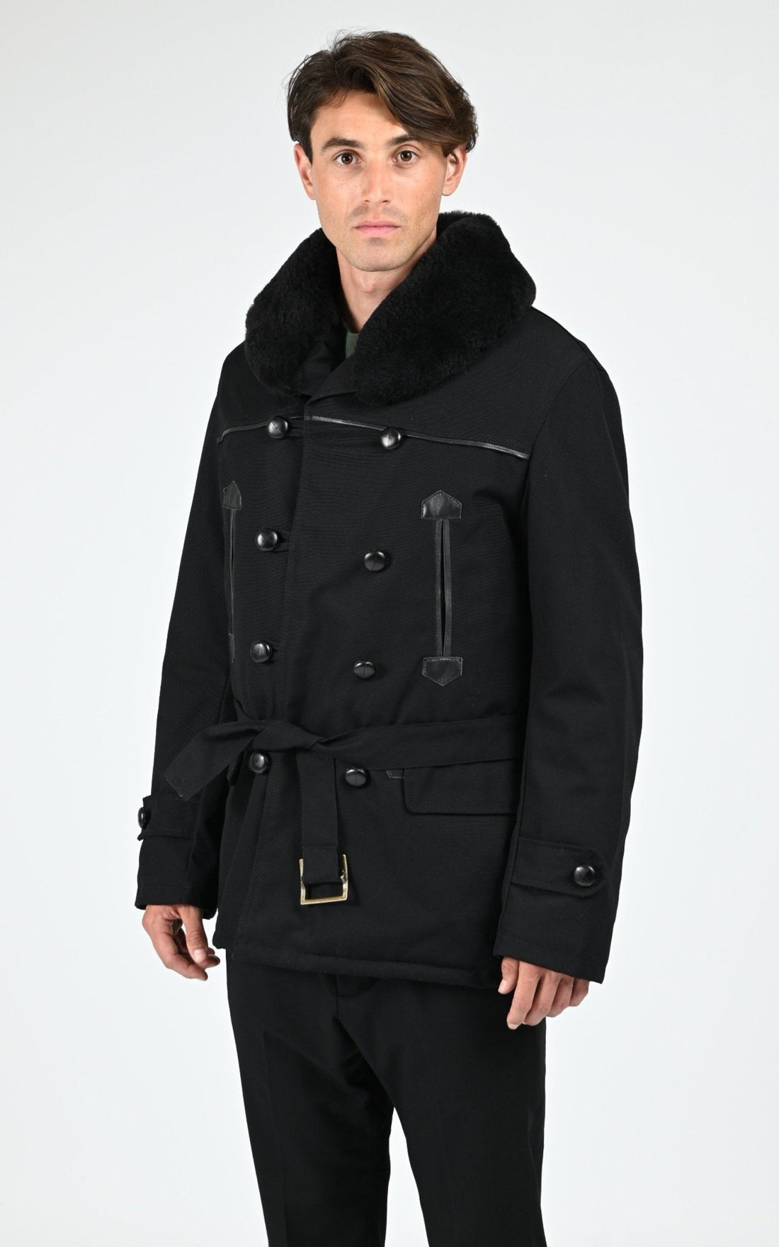 A &quot;CANADIENNE 2&quot; Noir La Canadienne Veste Homme closed photo