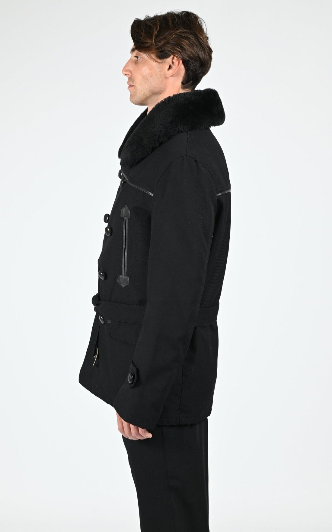 A &quot;CANADIENNE 2&quot; Noir La Canadienne Veste Homme closed photo