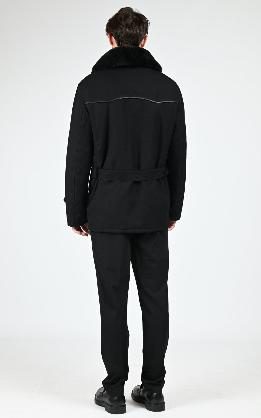 A &quot;CANADIENNE 2&quot; Noir La Canadienne Veste Homme closed photo