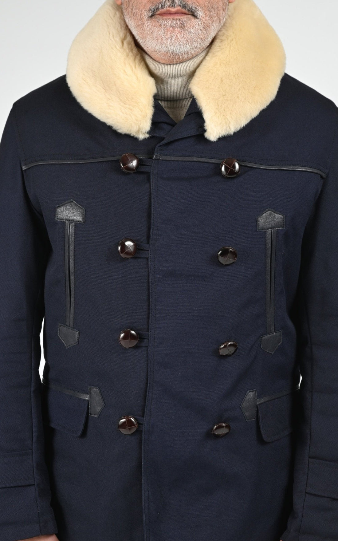 Veste Textile Homme La Canadienne, modèle Canadienne 2 de couleur bleu nuit
