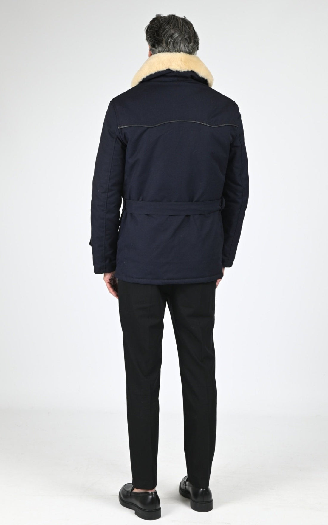 Veste Textile Homme La Canadienne, modèle Canadienne 2 de couleur bleu nuit