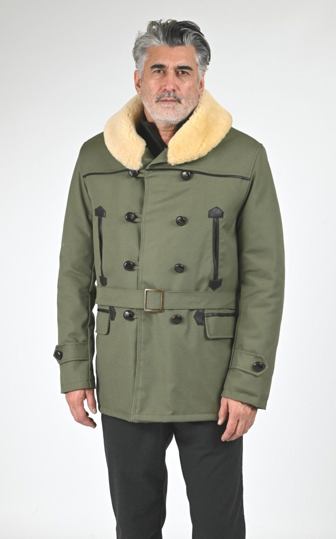 Veste Textile Homme La Canadienne, modèle Canadienne 2 de couleur kaki