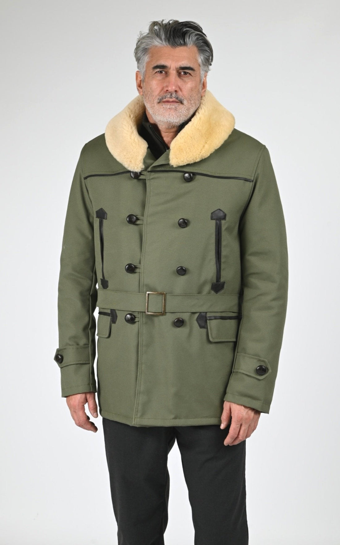 Veste Textile Homme La Canadienne, modèle Canadienne 2 de couleur kaki