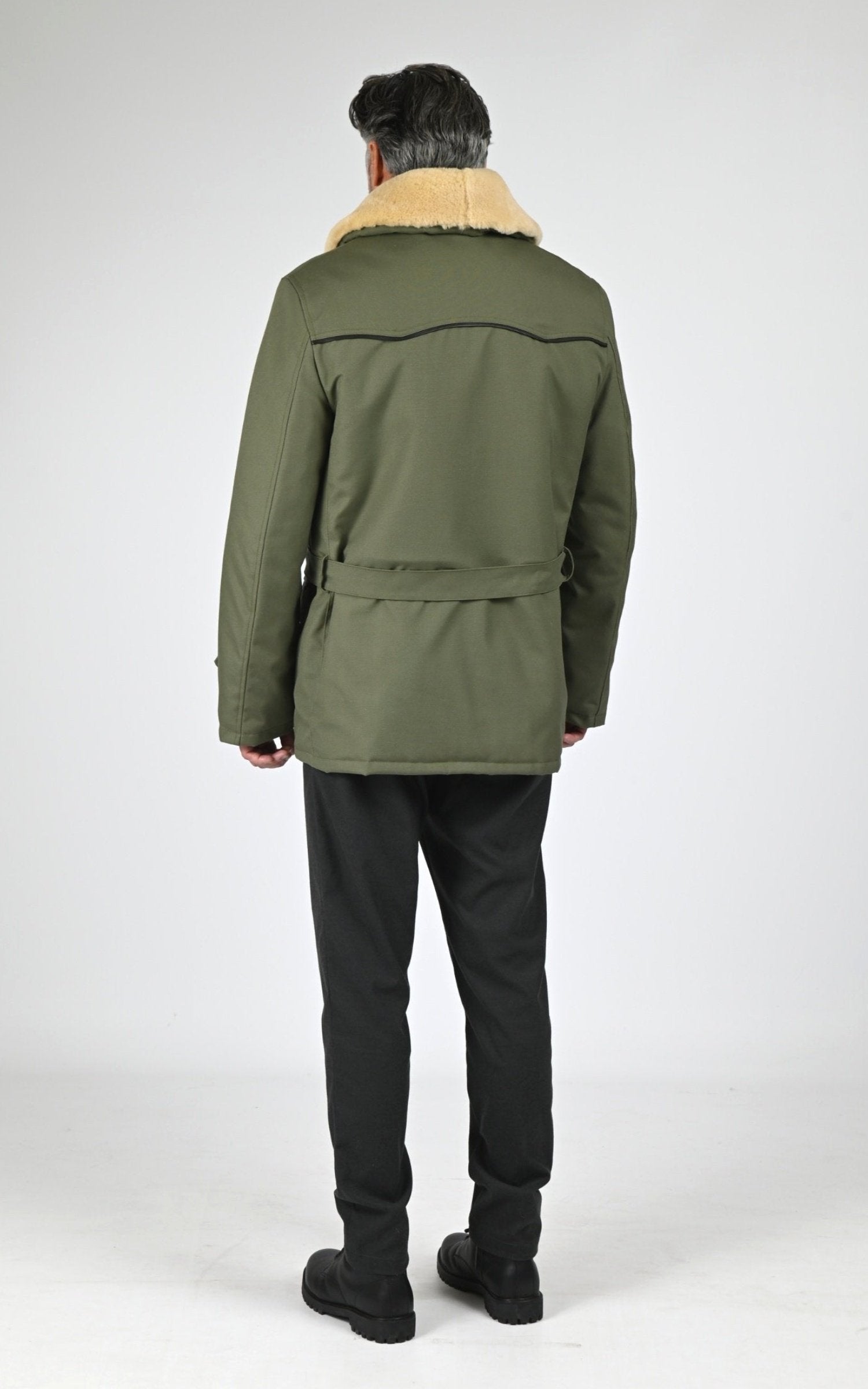 Veste Textile Homme La Canadienne, modèle Canadienne 2 de couleur kaki