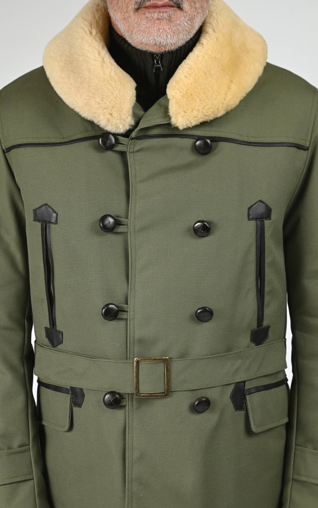 Veste Textile Homme La Canadienne, modèle Canadienne 2 de couleur kaki