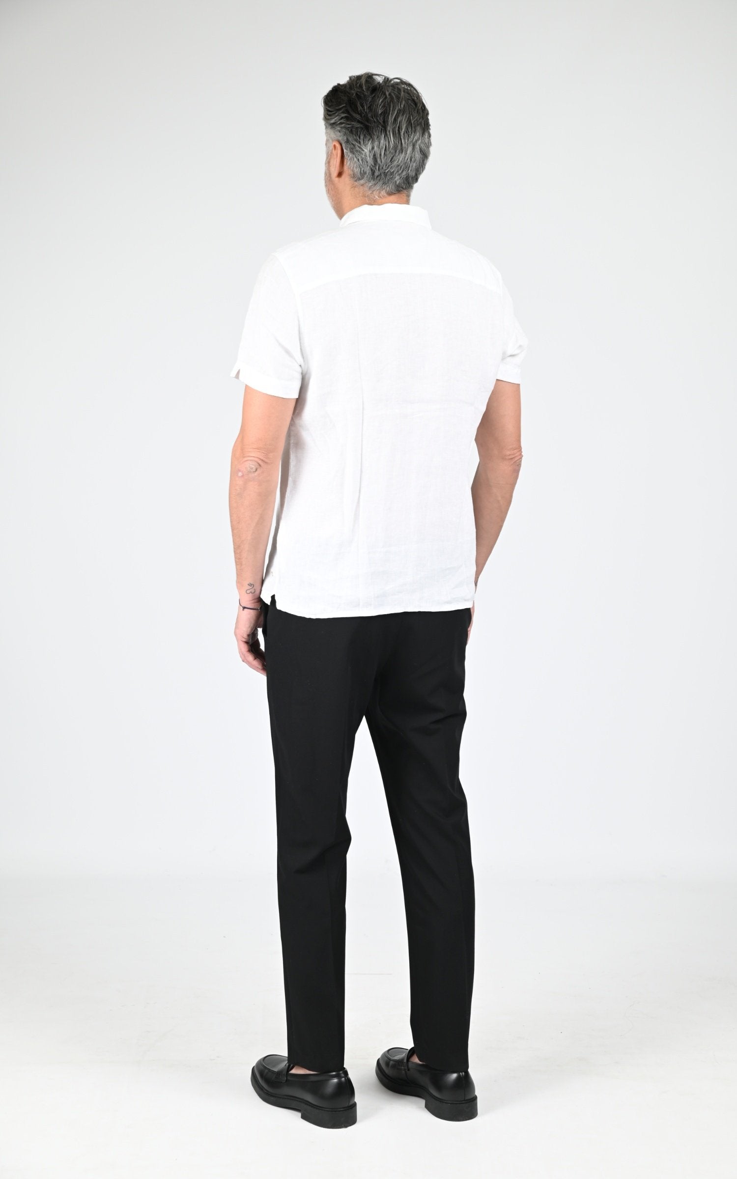 Chemise Textile Homme Rivieras, modèle Canaries de couleur blanc 4