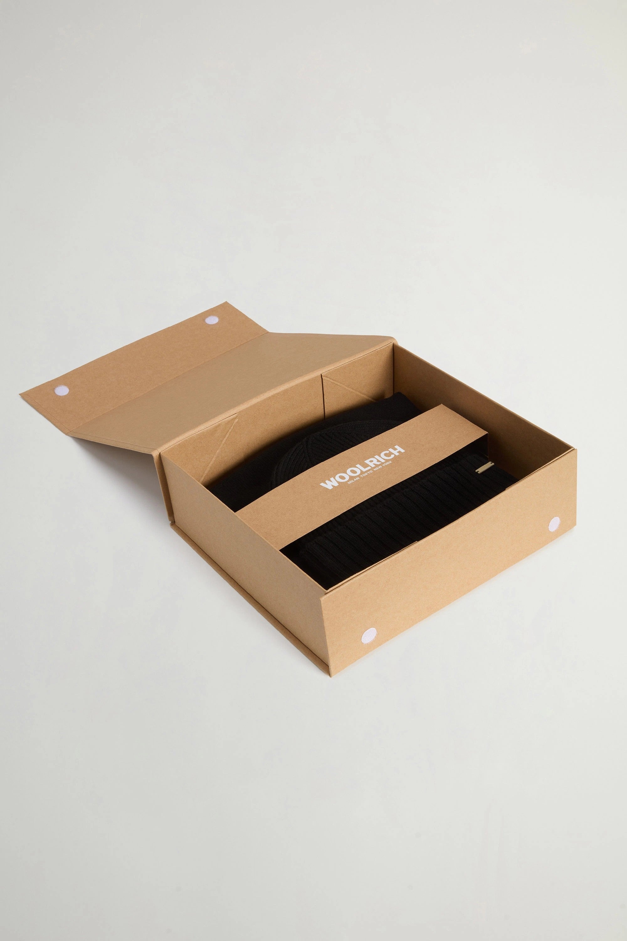 Set bonnet et écharpe laine noir