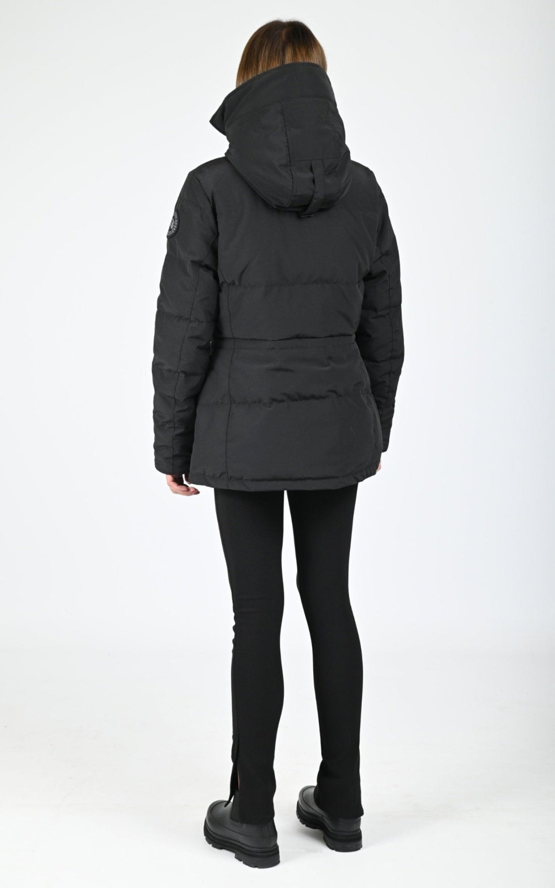 3/4 doudoune Textile Femme Canada Goose, modèle Chelsea 3804wb black label de couleur black 61