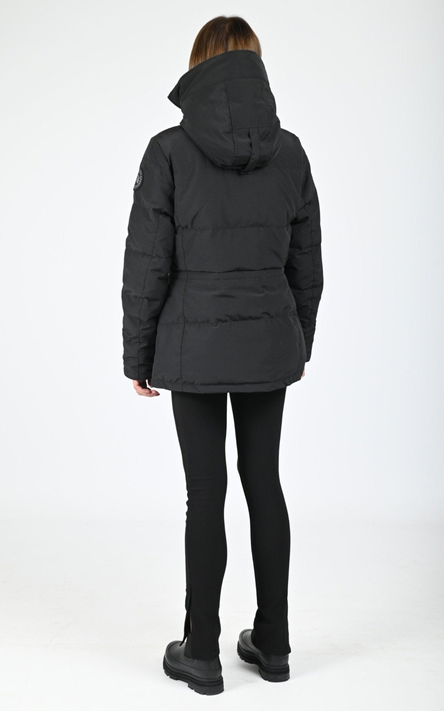 3/4 doudoune Textile Femme Canada Goose, modèle Chelsea 3804wb black label de couleur black 61