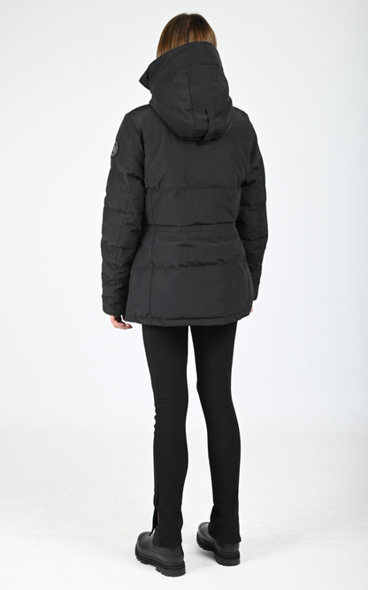 3/4 doudoune Textile Femme Canada Goose, modèle Chelsea 3804wb black label de couleur black 61
