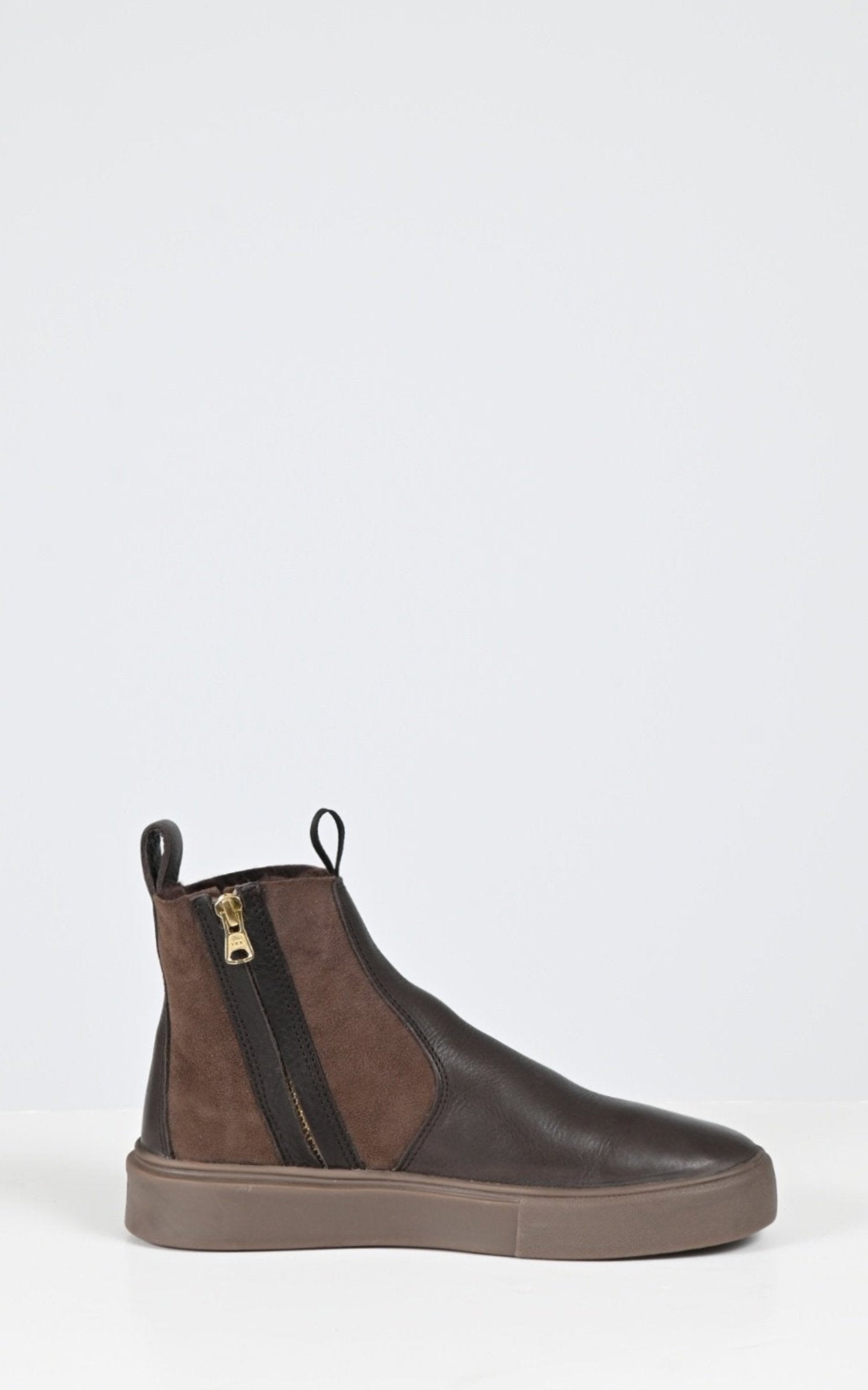 Boots Cuir Femme Blackstone, modèle Cl208 de couleur coffee bean 1