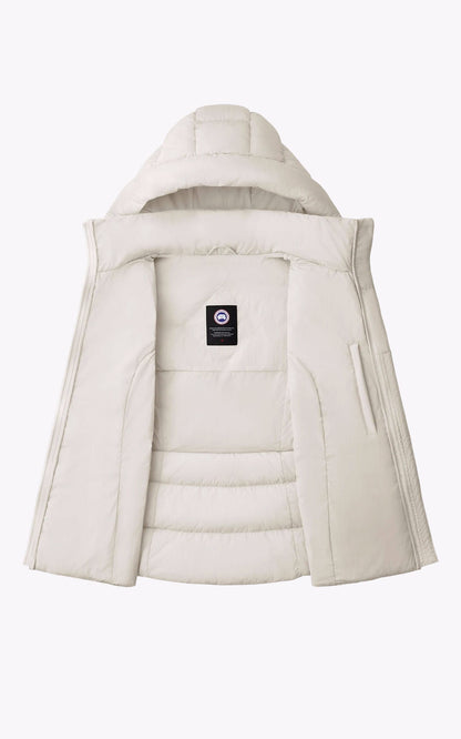 Gilet Textile Femme Canada goose, modèle Clair vest 2333ww de couleur blanc