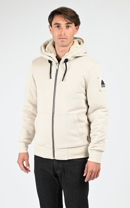 Gilet Textile Homme Moose Knuckles, modèle Classic bunny 3 m32ms600 de couleur alabaster 1718