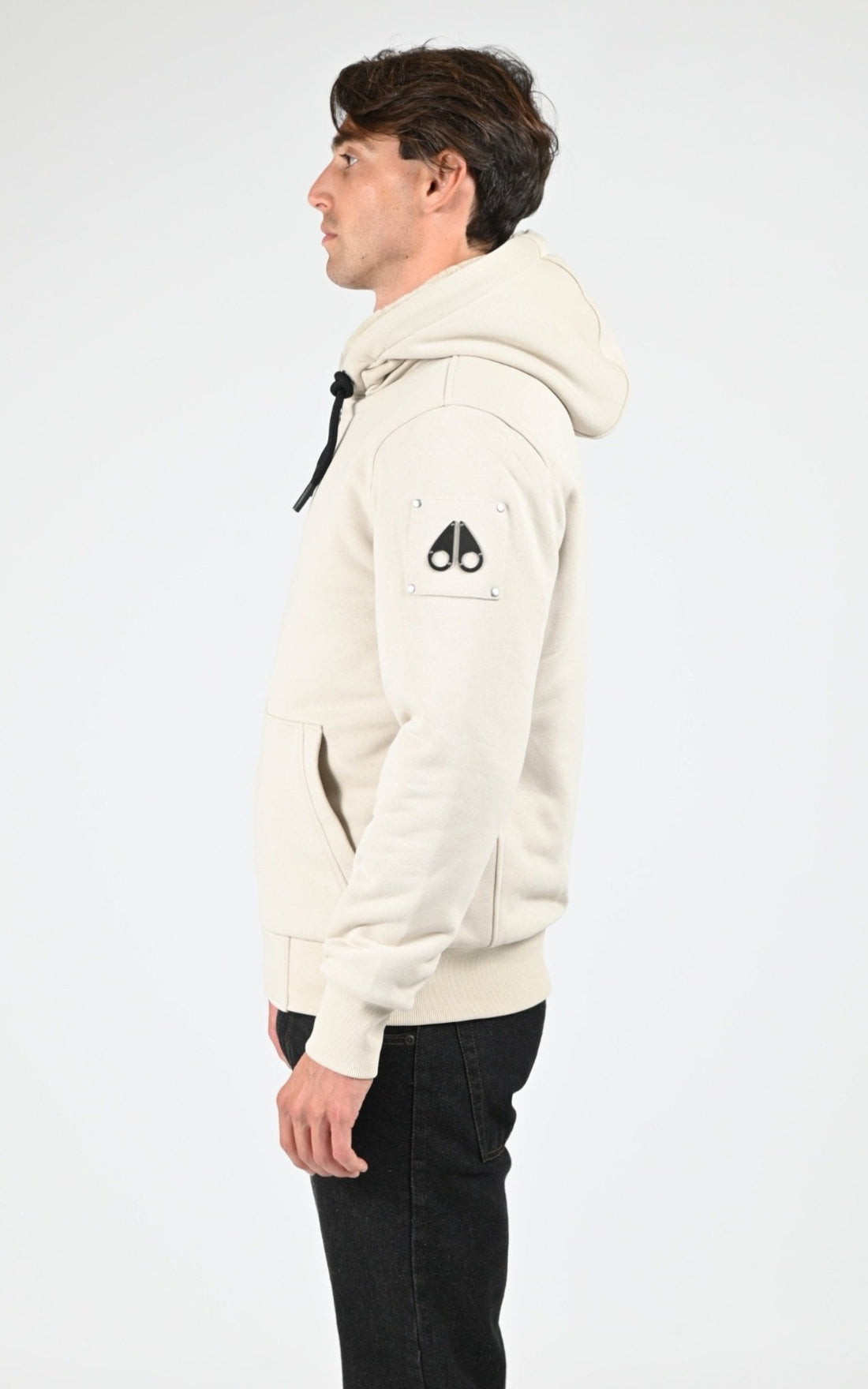 Gilet Textile Homme Moose Knuckles, modèle Classic bunny 3 m32ms600 de couleur alabaster 1718
