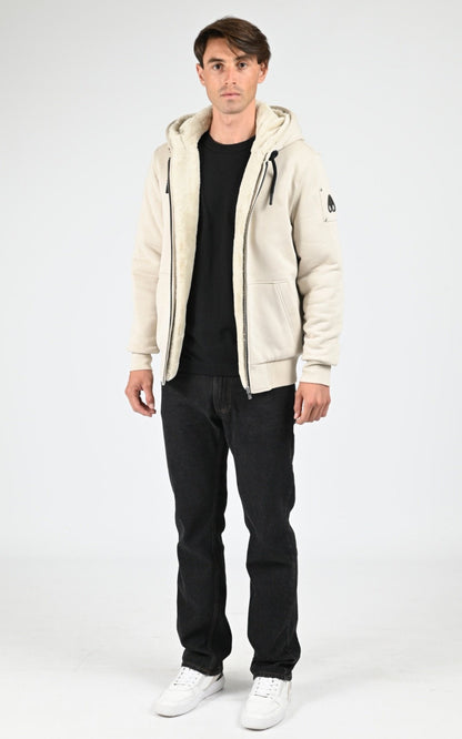 Gilet Textile Homme Moose Knuckles, modèle Classic bunny 3 m32ms600 de couleur alabaster 1718