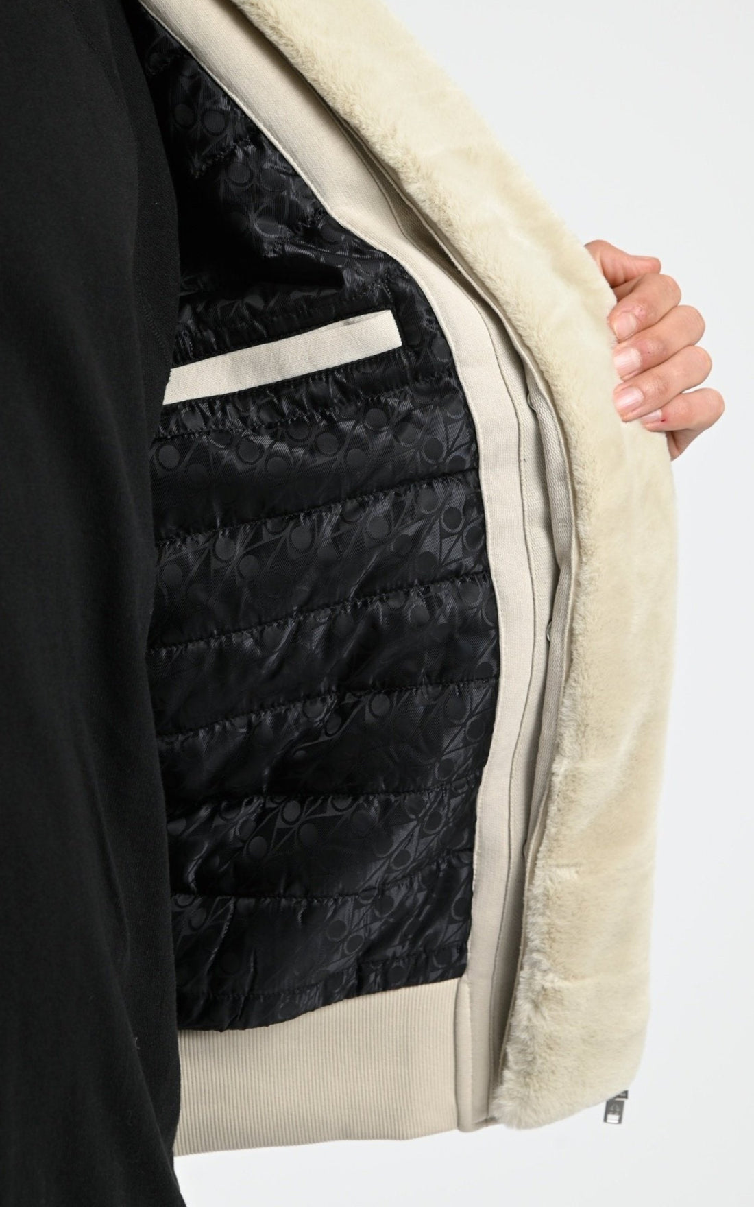 Gilet Textile Homme Moose Knuckles, modèle Classic bunny 3 m32ms600 de couleur alabaster 1718