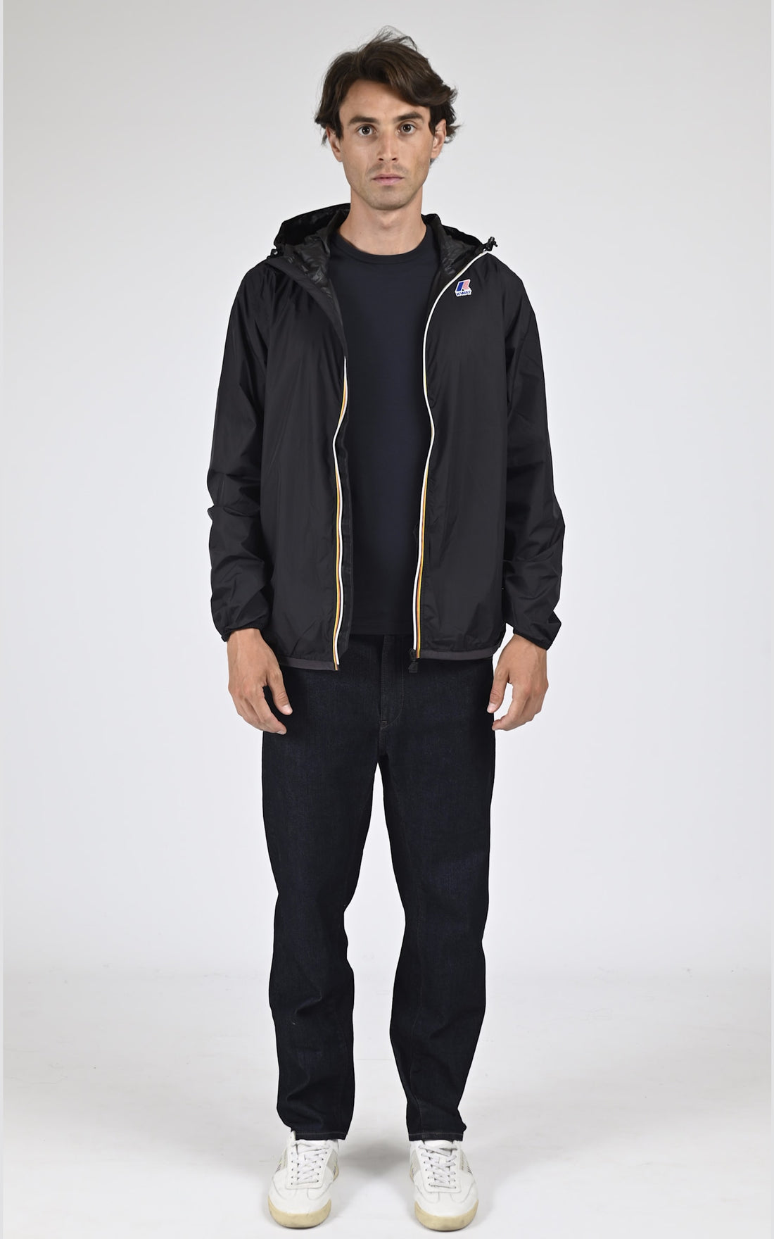 Blouson Textile Mixte K-way, modèle Claude 4.0 k2123zw de couleur noir