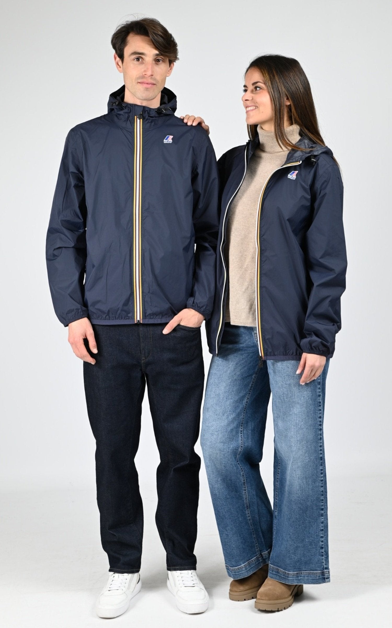 Blouson Textile Mixte K-Way, modèle Claude 4.0 k2123zw de couleur depht blue k89