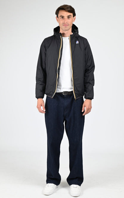 Blouson Textile Mixte K-Way, modèle Claude warm 4.0 k61273w de couleur black usy