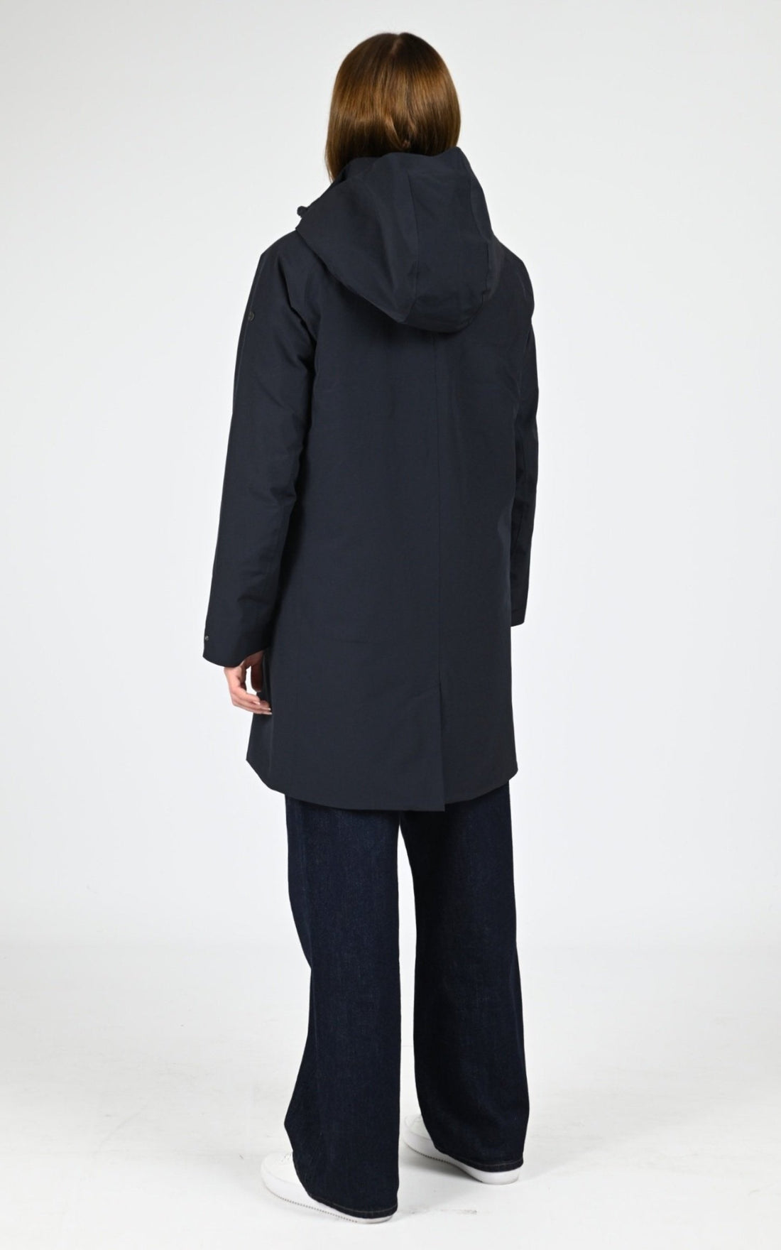 Parka Textile Femme Scandinavian Edition, modèle Cover ii de couleur midnight blue