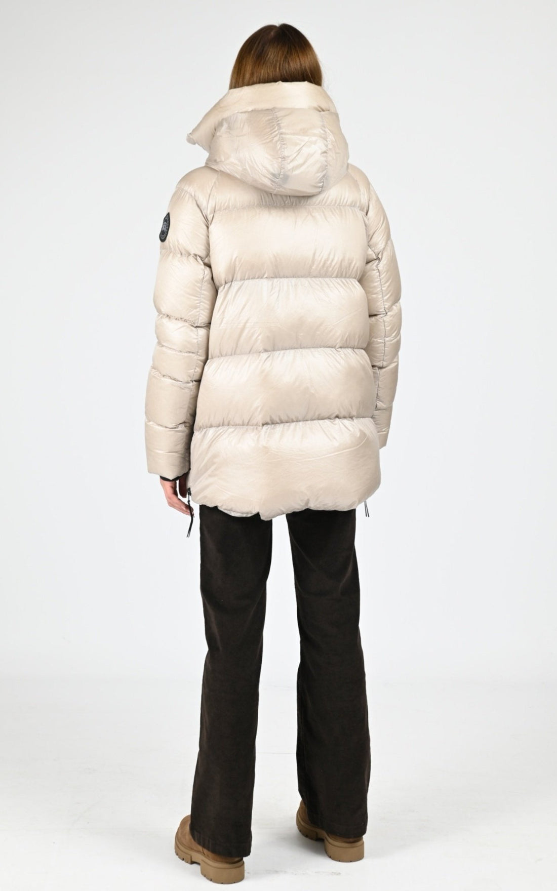 Ves doudoune Textile Femme Canada Goose, modèle Cypress puffer 2239lb de couleur limestone 432