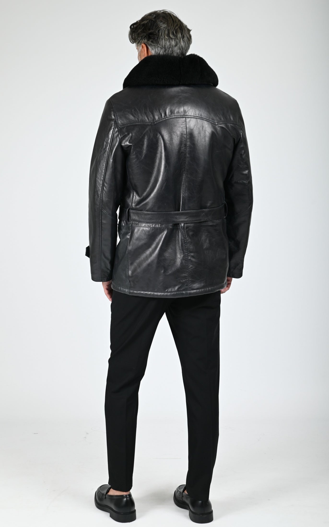 Authentique Canadienne cuir noir 4