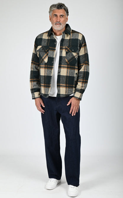Surchemise sherpa Cary vert