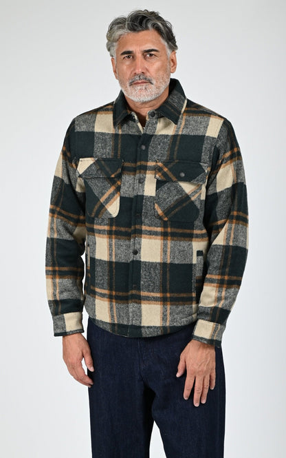 Surchemise sherpa Cary vert