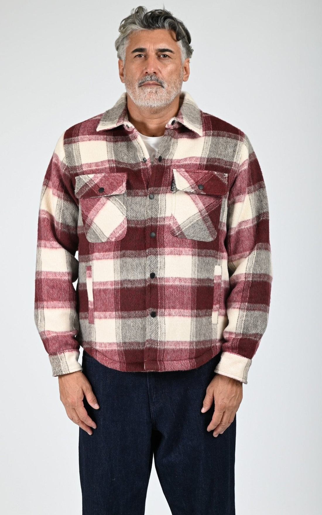 Surchemise sherpa Cary rouge