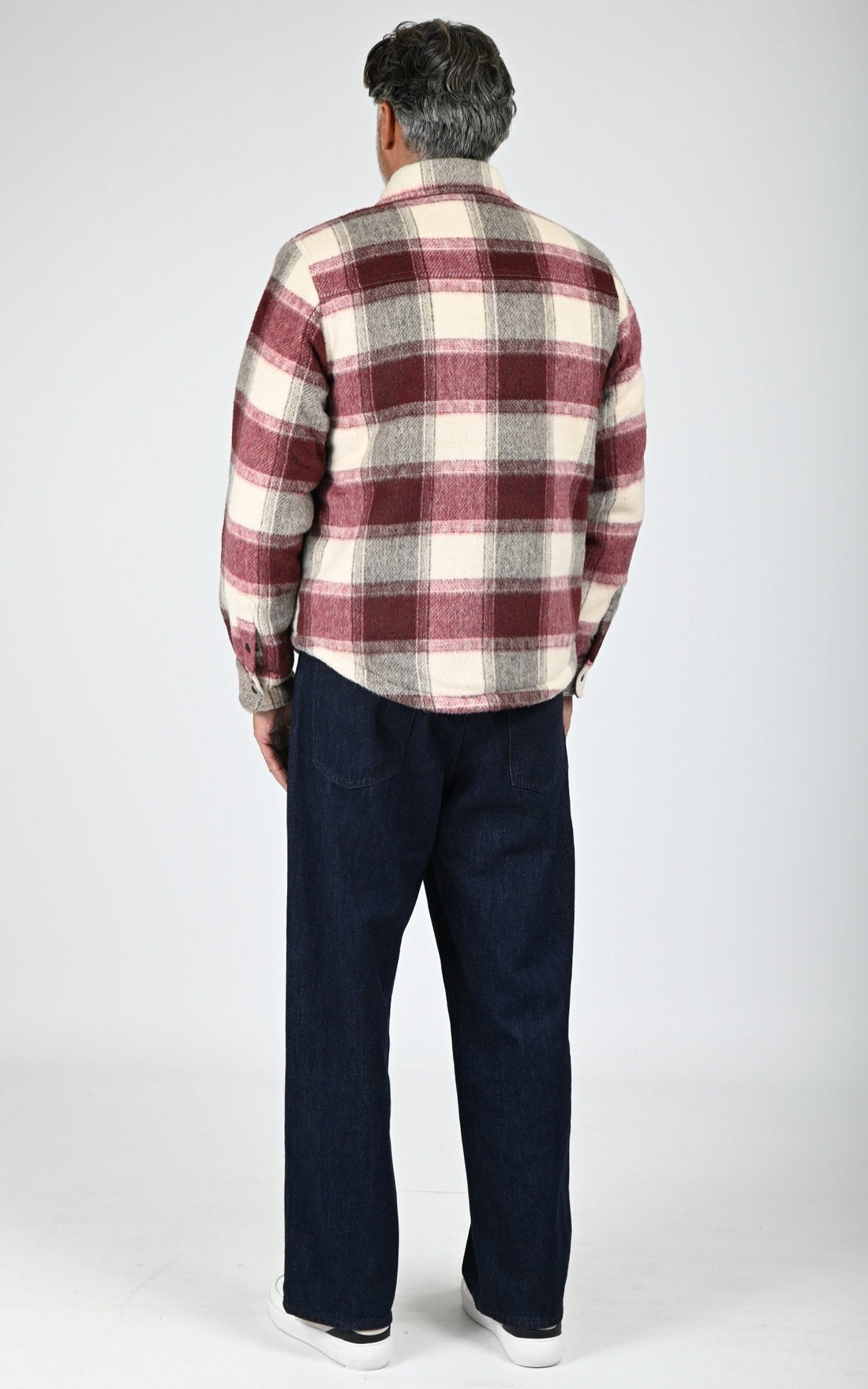 Surchemise sherpa Cary rouge