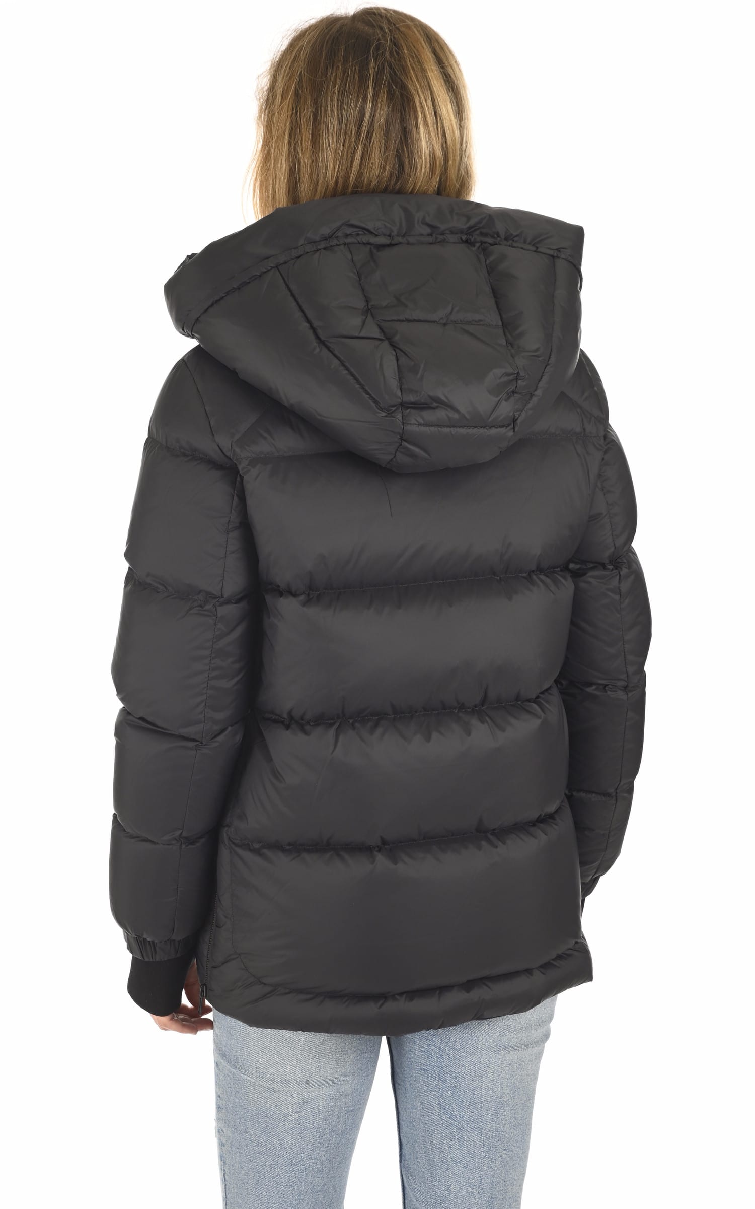Ves doudoune Textile Femme Soia &amp; kyo, modèle Deja de couleur noir