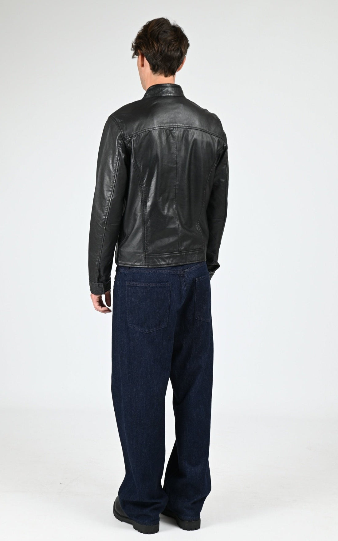 Blouson Cuir Homme Daytona 73, modèle Dilkon 104442 de couleur black