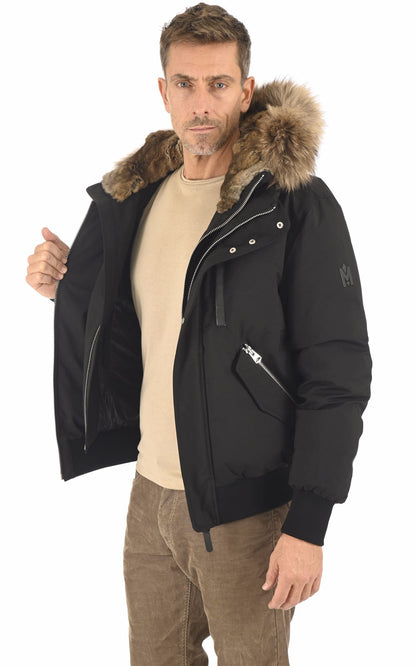 Bl doudoune Textile Homme Mackage, modèle Dixon-f de couleur noir - vue intérieure