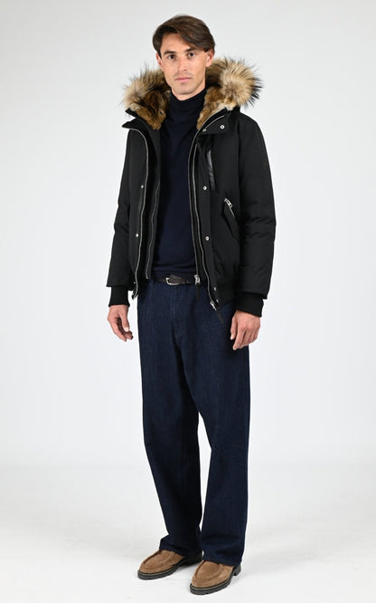 Bl doudoune Textile Homme Mackage, modèle Dixon-f de couleur noir - vue détaillée