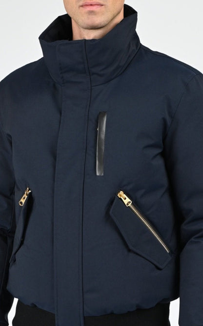 A &quot;DIXON-F&quot; Bleu Marine Mackage Bl Doudoune Homme details photo