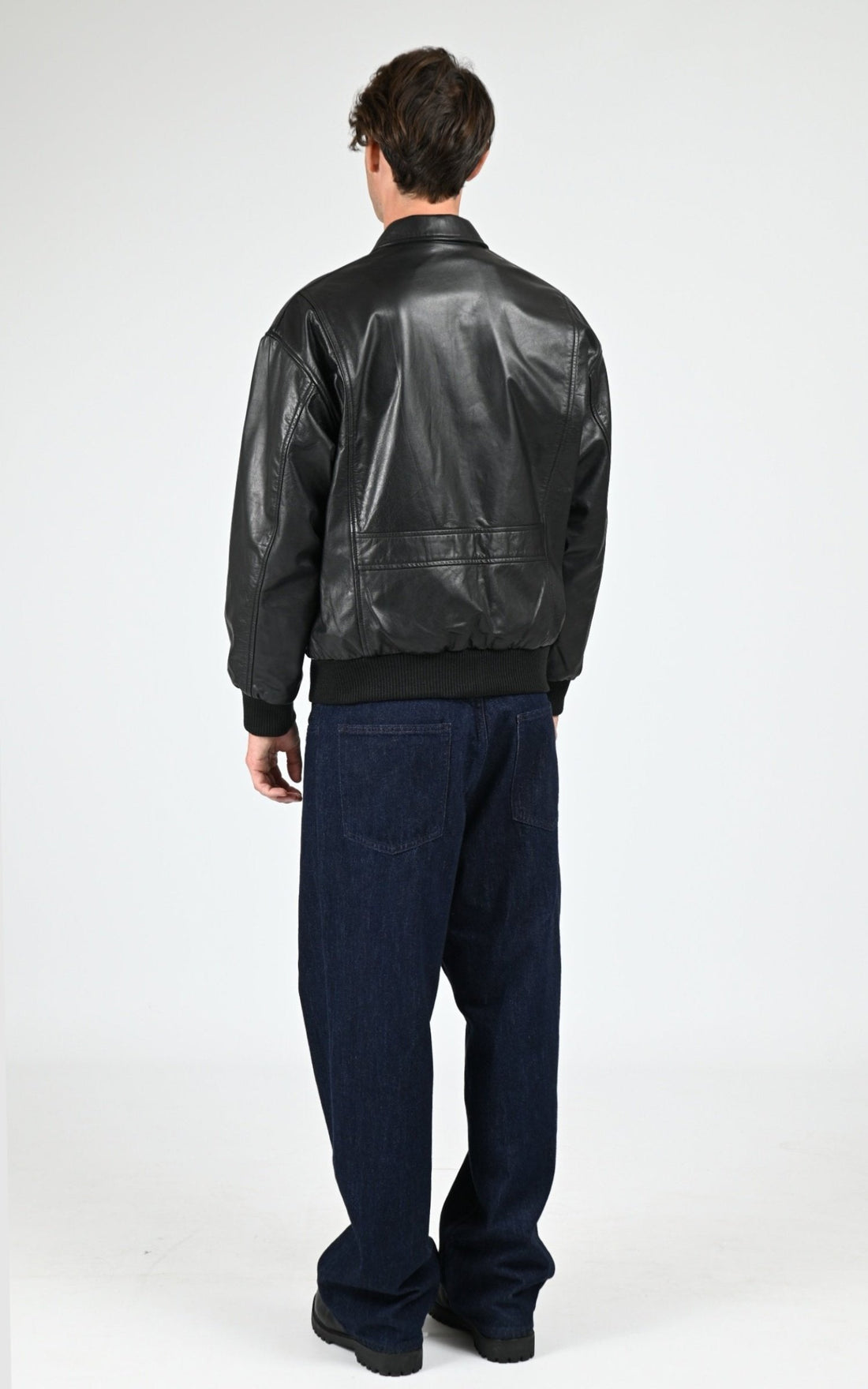 Blouson Cuir Homme Daytona 73, modèle Dogue 104409 de couleur black
