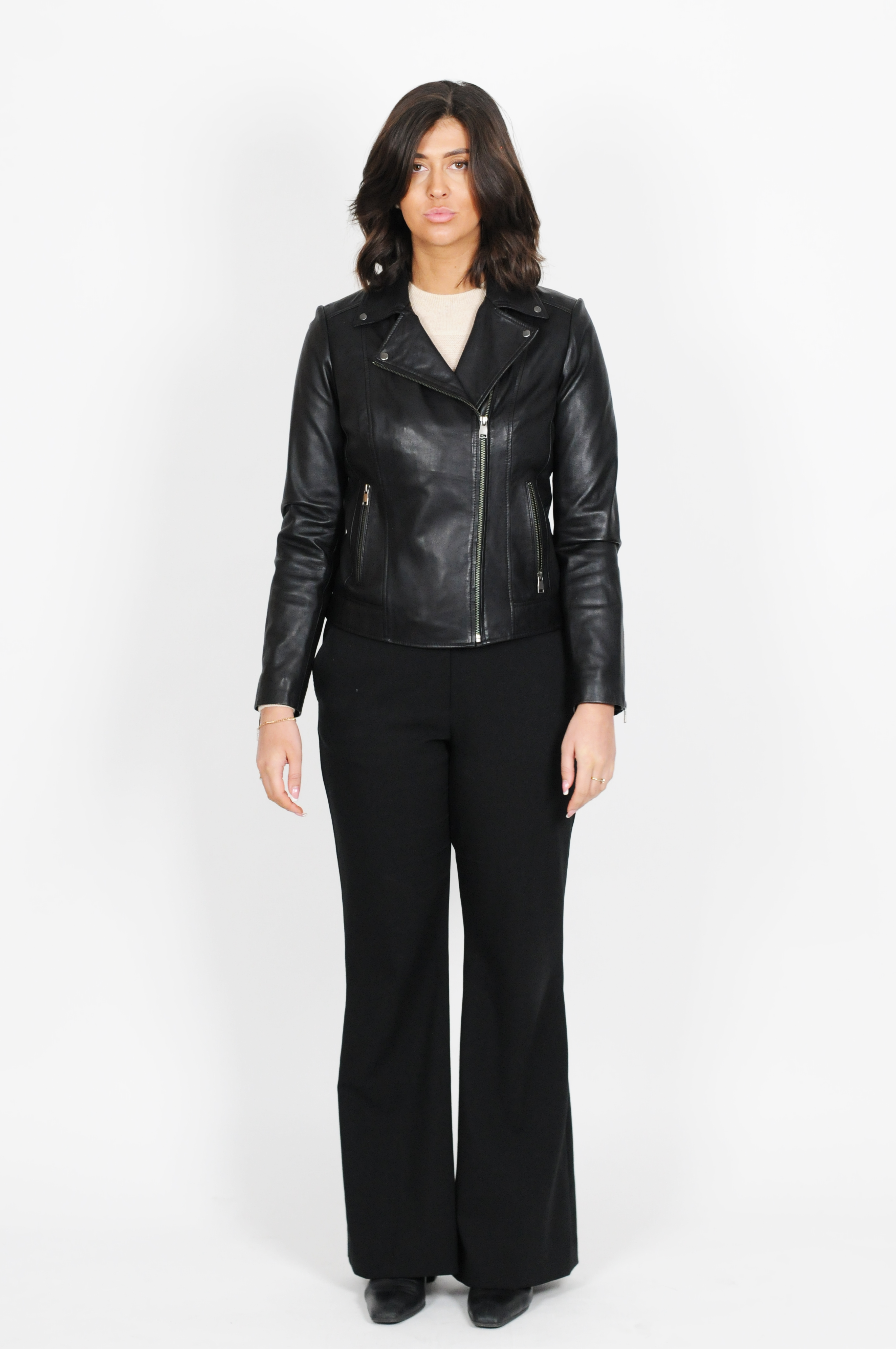 Bella Lamb Malli Leather - Women Black