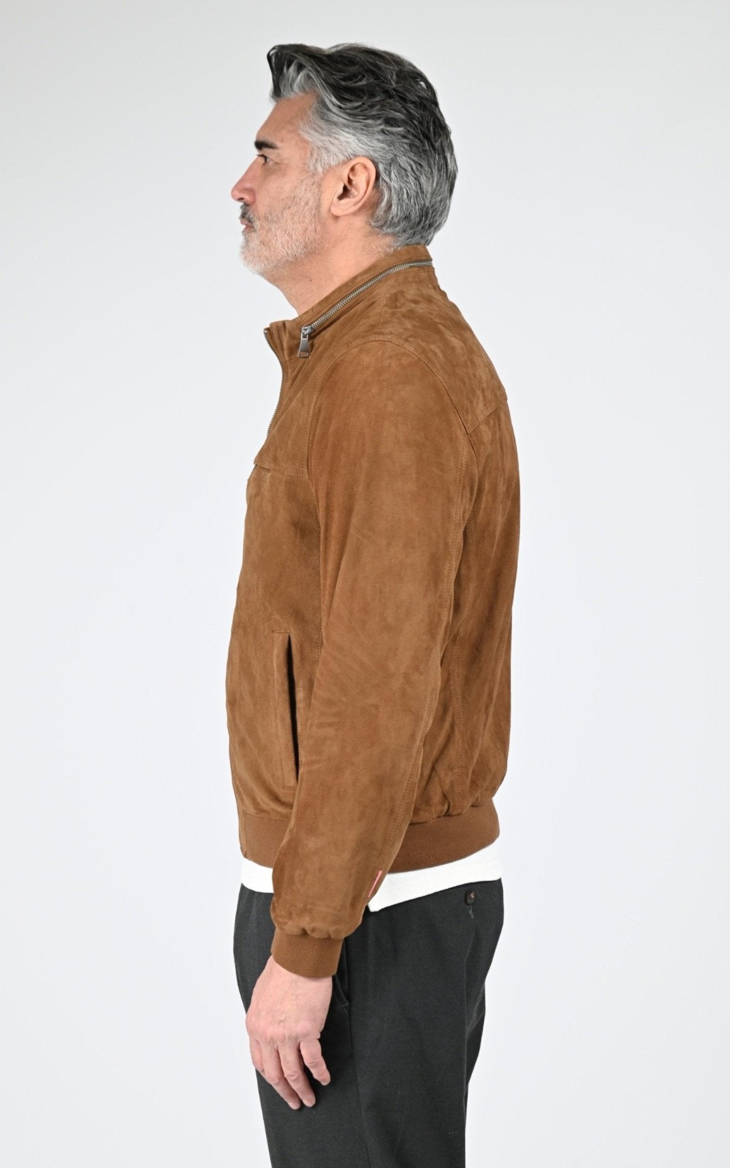 Blouson Daim Homme Cuirco, modèle Dylan 65208 de couleur bicolor 1 613