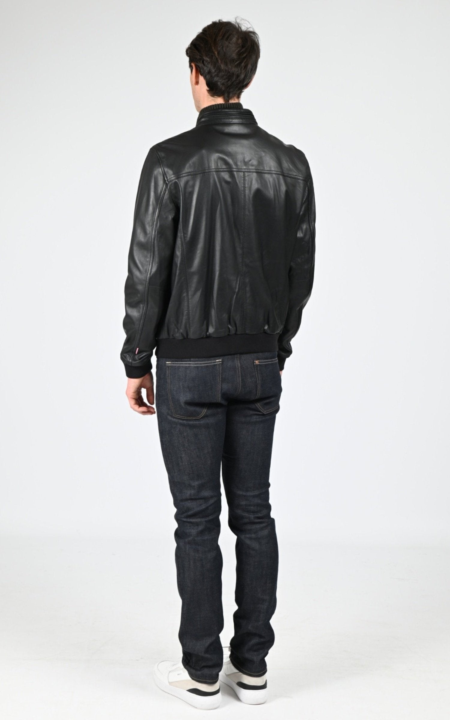 Blouson Cuir Homme Cuirco, modèle Dylan 65228 de couleur bicolor 6 618 4