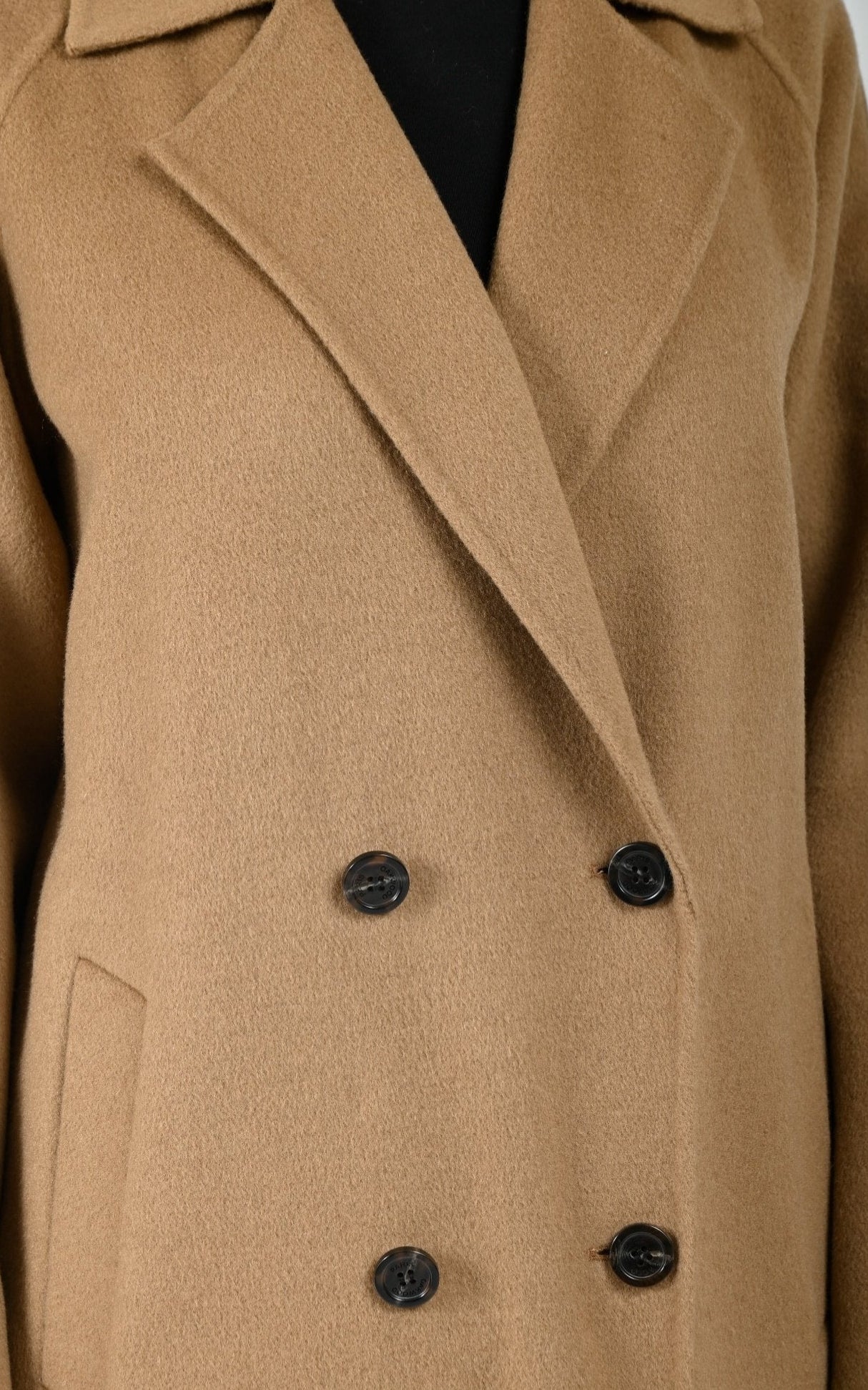 Manteau long laine marron 5