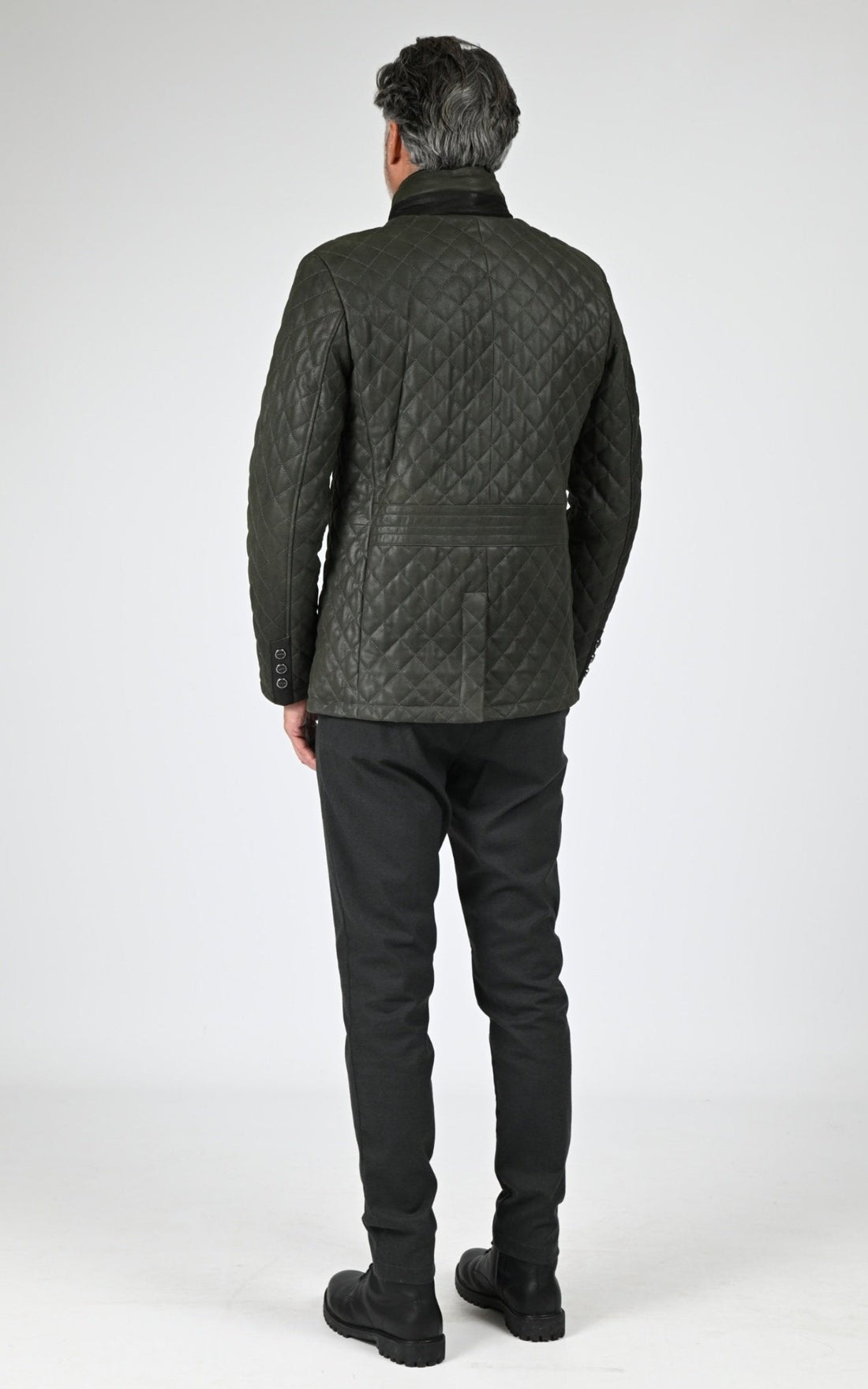 A &quot;E09&quot; Vert La Canadienne Veste Homme opened photo