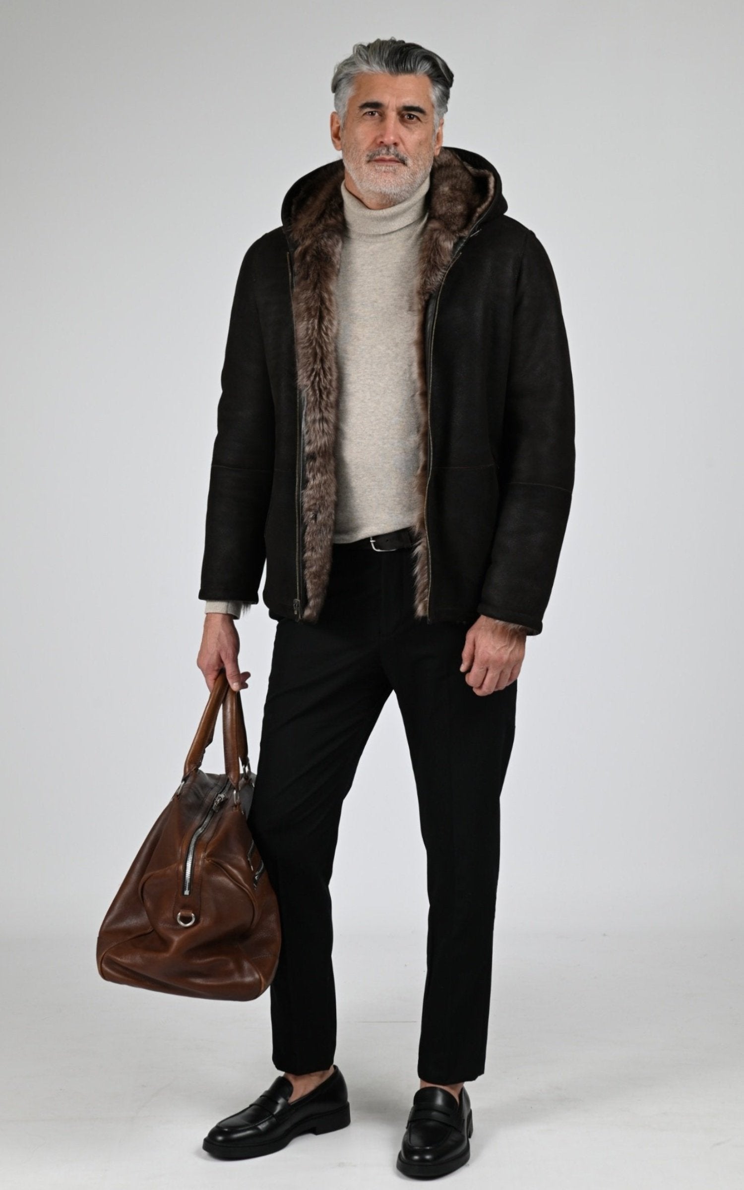 Veste Df Homme La Canadienne, modèle E2016k de couleur brown 2