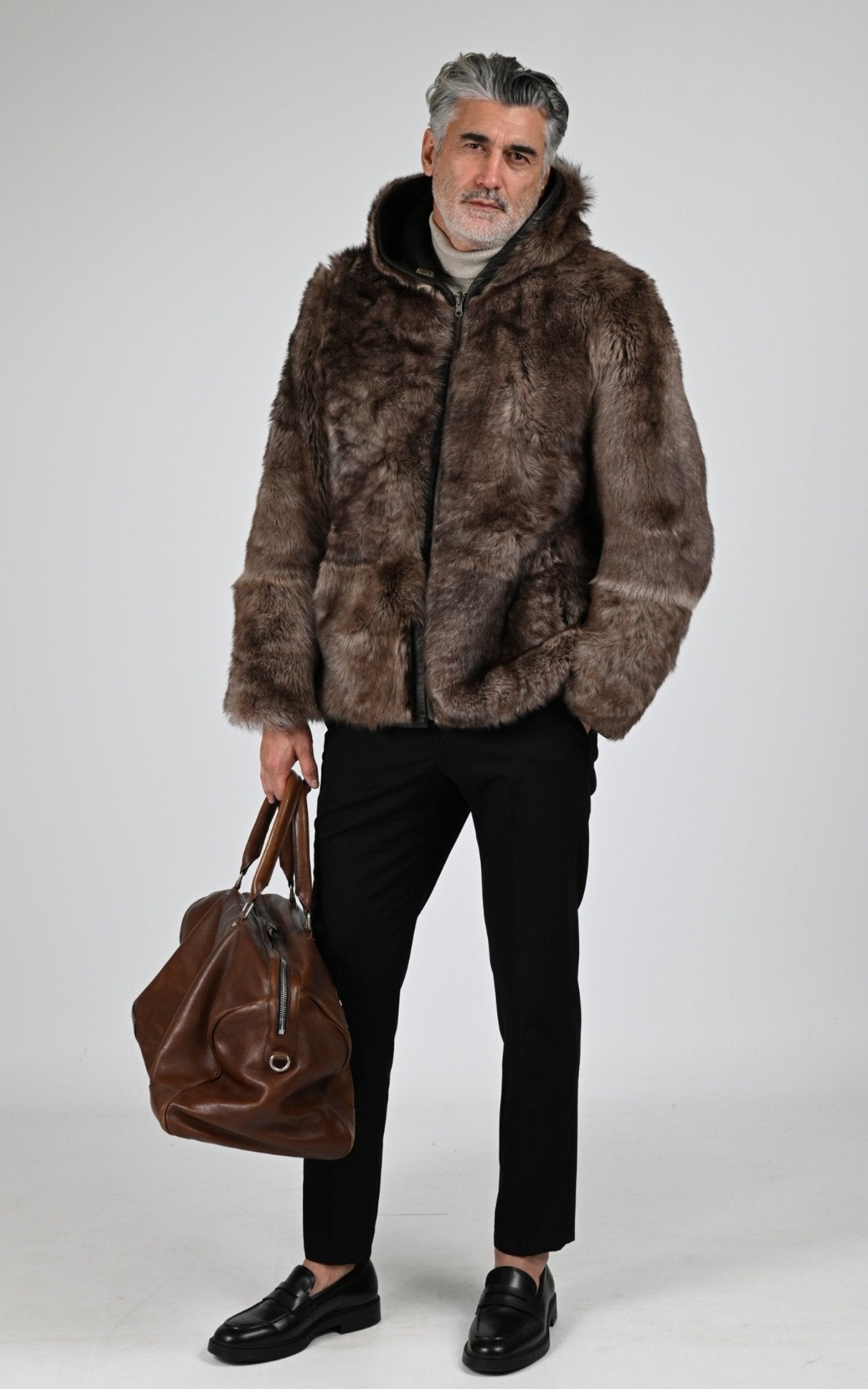 Veste Df Homme La Canadienne, modèle E2016k de couleur brown 5