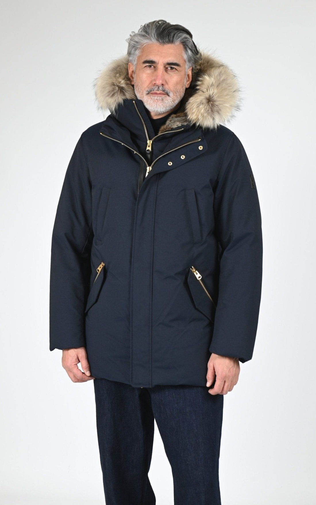 A &quot;EDWARD-F&quot; Marine Mackage Ves Doudoune Homme opened photo