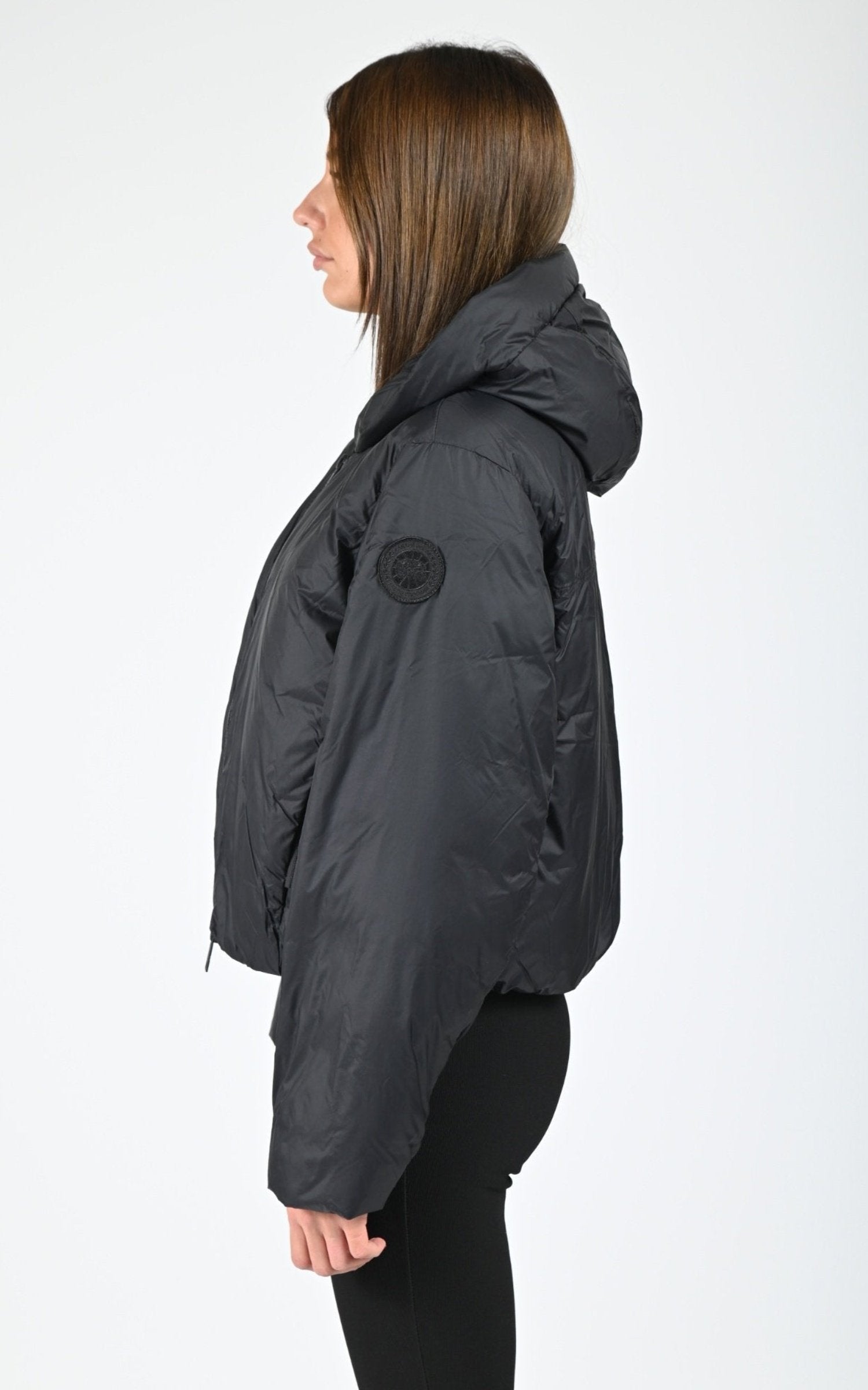 Blouson Textile Femme Canada Goose, modèle Elba td 2756wt de couleur black 61 3