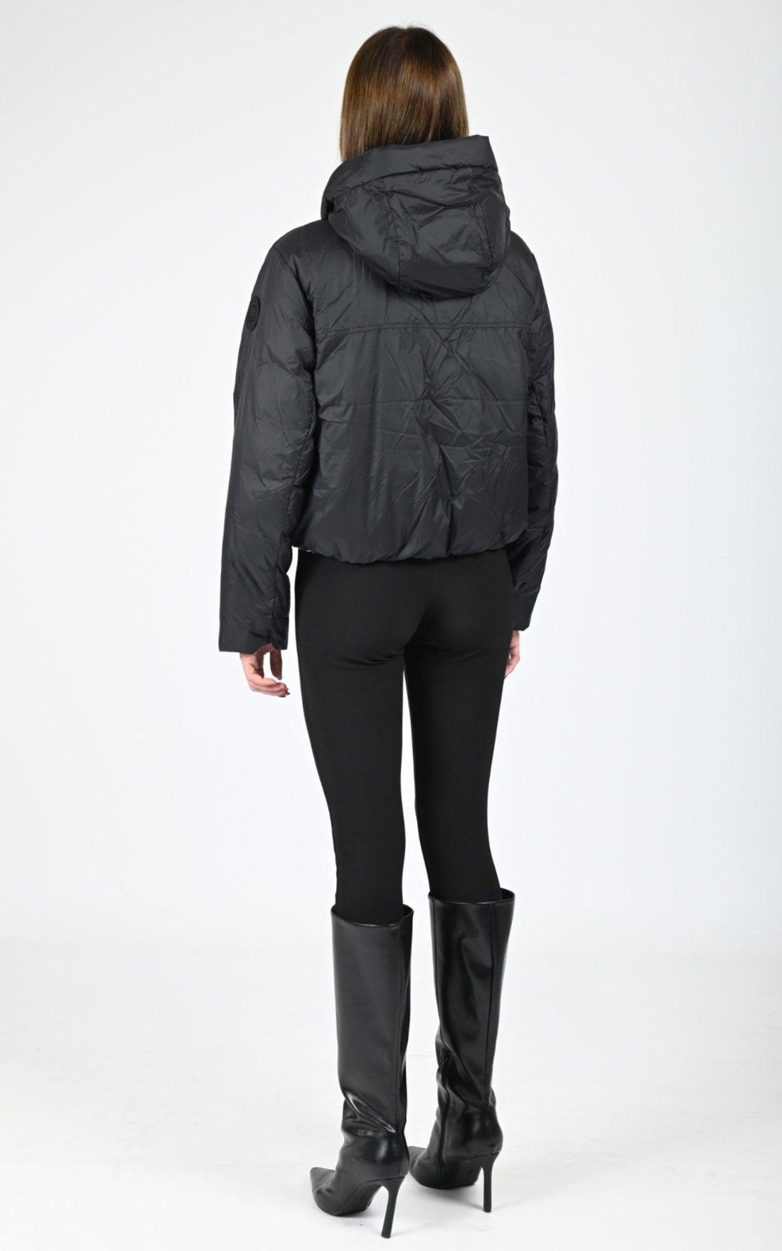 Blouson Textile Femme Canada Goose, modèle Elba td 2756wt de couleur black 61