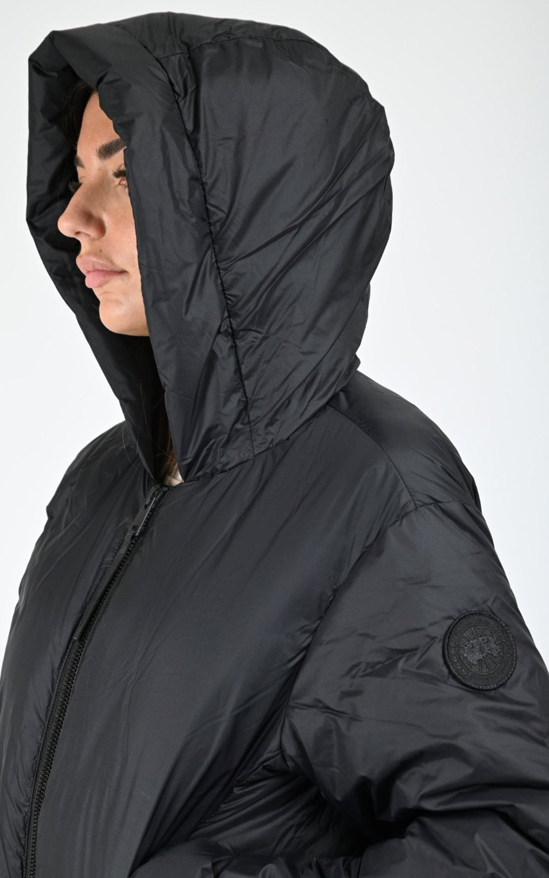 Blouson Textile Femme Canada Goose, modèle Elba td 2756wt de couleur black 61